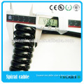 PU coated high quality encoder accessories spiral cable